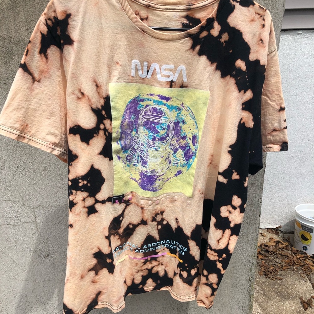 NASA Bleach Dyed Tee Sz Xl